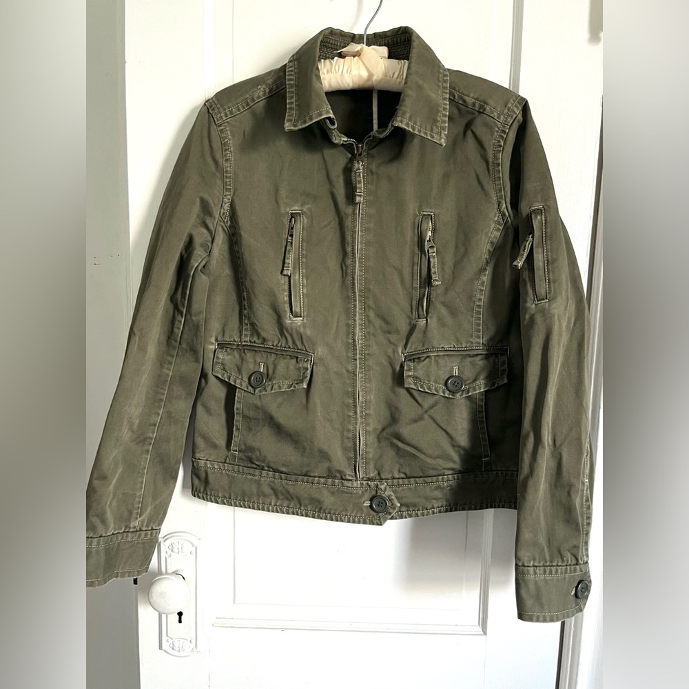 J. Crew Utility Cotton Jacket M